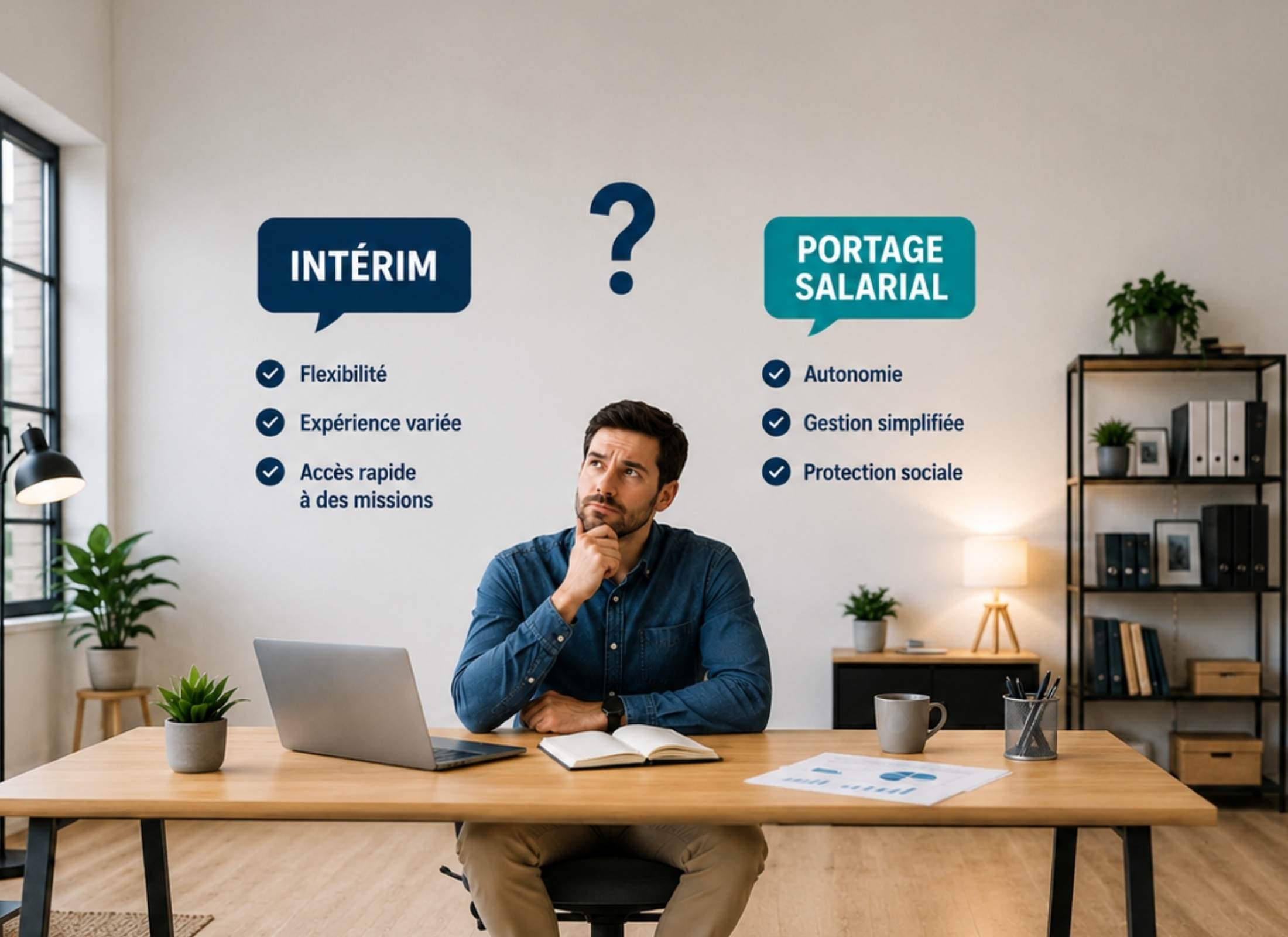 Contrat d’intérim : quelles différences avec le portage salarial ?